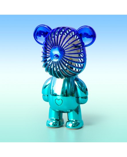 COD Rechargeable 3 mode Portable Handy Mini Fan Strong Wind Kipas Pegang USB Charge Bearbrick MINI FAN