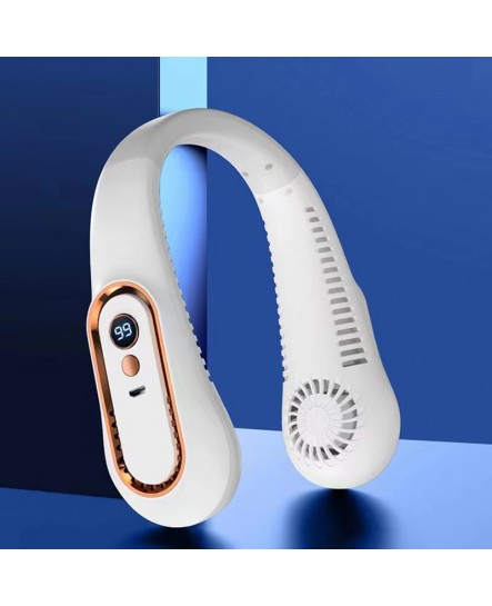 COD Neck Fan Po rtable Cooling Fan 18H working power display mask with fan USB Leafless COD Neck Fan Po rtable Cooling Fan 18H working power display mask with fan USB Leafless