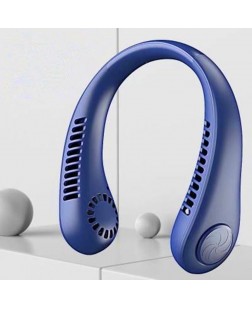 COD Mini Portable Neck Fan Bladeless Usb Rechargeable Mute Sports Fans For Outdoor Hanging Neck Fan