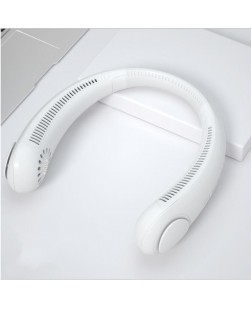 COD Mini Portable Neck Fan Bladeless Usb Rechargeable Mute Sports Fans For Outdoor Hanging Neck Fan