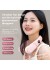 COD FS23 Portable Bladeless Silent Adjustable Hanging Neck Fan Double Cell USB LED Display 5-Speed