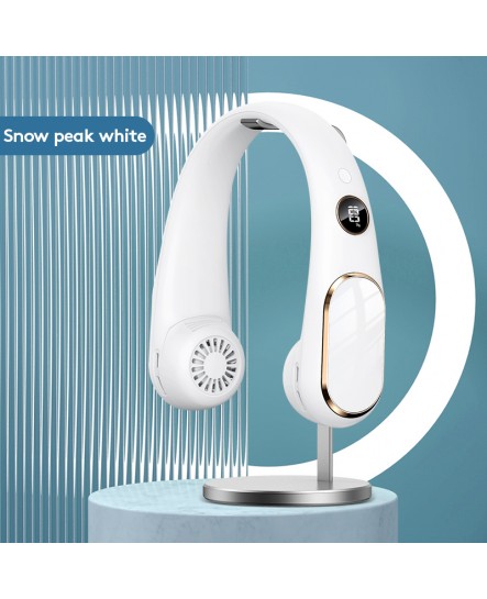 COD FS23 Portable Bladeless Silent Adjustable Hanging Neck Fan Double Cell USB LED Display 5-Speed COD FS23 Portable Bladeless Silent Adjustable Hanging Neck Fan Double Cell USB LED Display 5-Speed