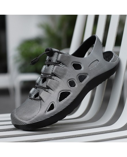 COD Ready Stock 2020 Men Duet Sport Clogs Mules Sandals Shoes Kasut Crocs Lelaki