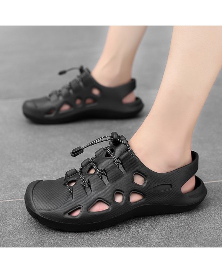 COD Ready Stock 2020 Men Duet Sport Clogs Mules Sandals Shoes Kasut Crocs Lelaki