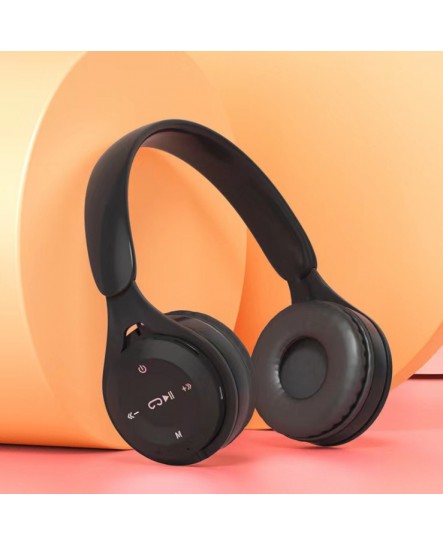 COD Macaron Colors Wireless Bluetooth Headphones Headset Microphone