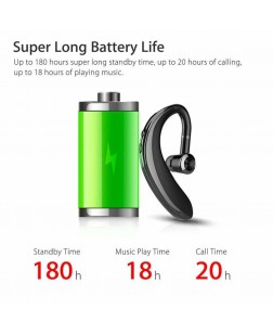 COD S109 Bluetooth Headset 5.0 Wireless Earphone Handsfree Business Driver Ear Hanging Sports
