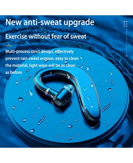 COD S109 Bluetooth Headset 5.0 Wireless Earphone Handsfree Business Driver Ear Hanging Sports