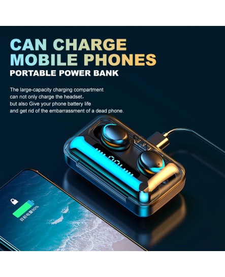F9-5 TWS Bluetooth Earphone Mic Wireless Headphone Stereo Noise Cancelling Sport Waterproof Headset F9-5 TWS Bluetooth Earphone Mic Wireless Headphone Stereo Noise Cancelling Sport Waterproof Headset