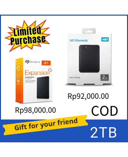 COD  2.5 inch Computer USB Flash Drive External Hard Drive 2TB Used as Gift for Boyfriend Friend